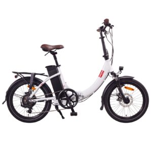 FOO F1 Folding Electric Bike, 300W-500W, 48V 13Ah, 624WH Battery [Matt White]