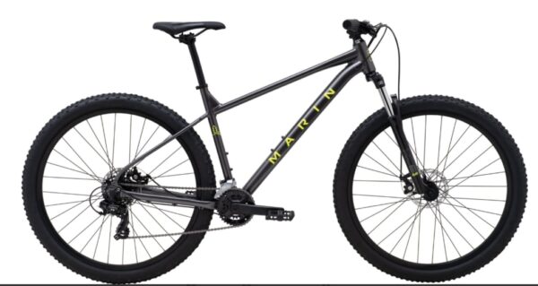 Marin Bolinas Ridge 1 27.5" Hardtail Mountain Bike Charcoal/Yellow